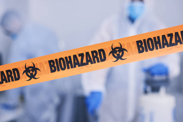 Professional Biohazard Cleanup technician working in Bryans Road, MD